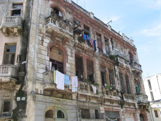 Sechoir geant � La Havane