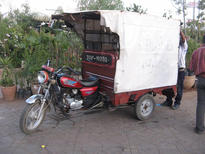moto bizarre � Marrakech