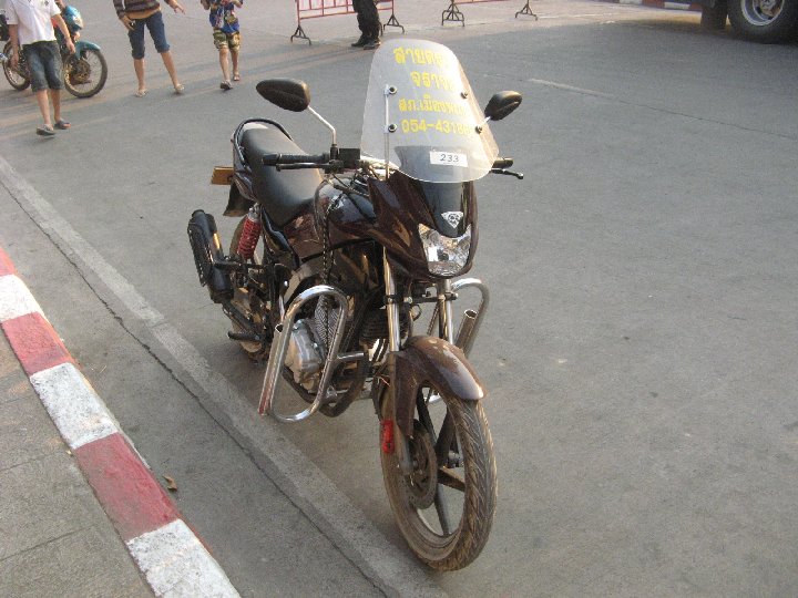 moto de la police tha�