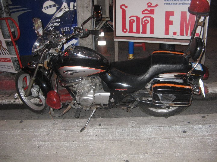 moto de la police tha�